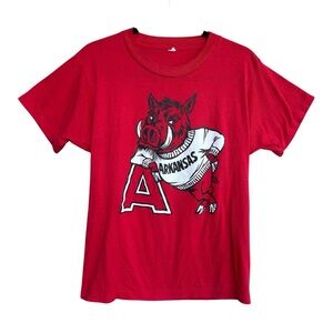 Vintage Arkansas Razorbacks Short Sleeve T-Shirt Men’s Size Small Single Stitch